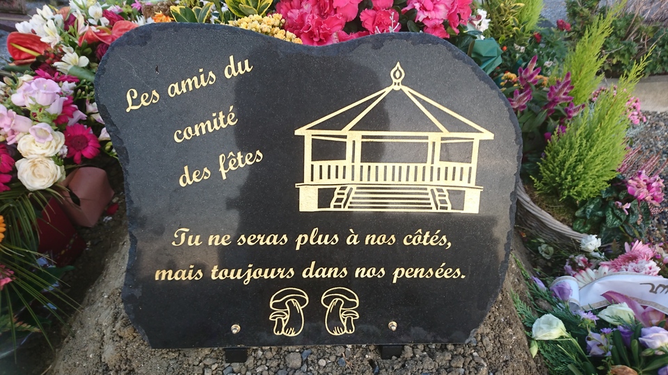 Plaque souvenir