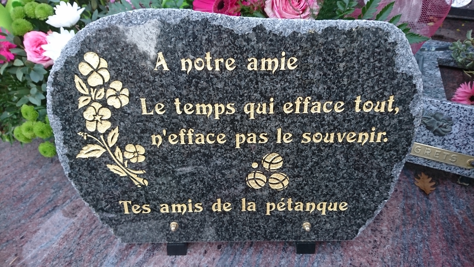 Plaque souvenir